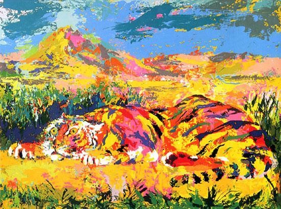 Leroy Neiman Delacroix's Tiger